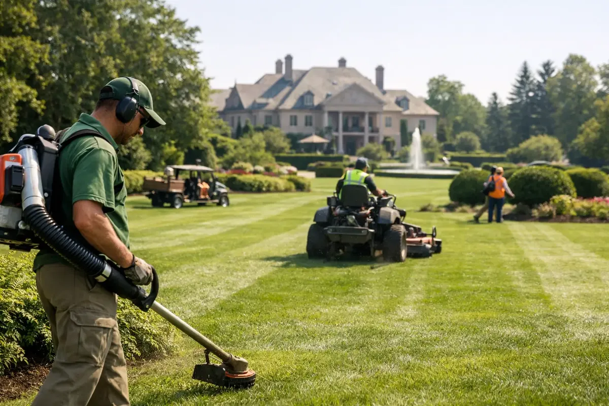 Grounds Maintenance for Large Properties